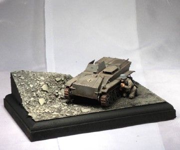 35 Built German Borgward IV Engineer Diorama 5x7  