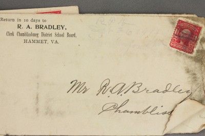 Vintage Paper Bedford City VA RFD Postal Covers 1904  