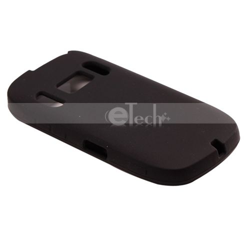 Silicone Mobile Phone Case For Nokia C7 Black  