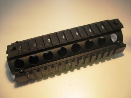 Aluminum 6 inch Quad Rail Lightweight & Solid Mounting  