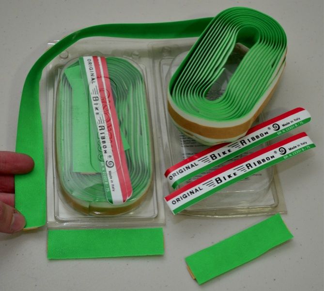 Ambrosio Phos green handlebar tape Made in Italy vintage cool  