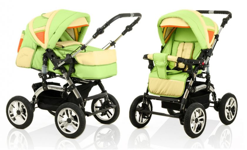 NEW PRAM 2 IN 1 CITY DRIVER IN 38 FANTASTIC COLOURS  