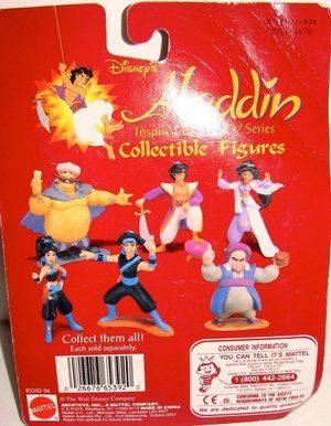 LOT OF 2 DISNEY ALADDIN & ANASTASIA FIGURES COLLECTIBLE NEW UNUSED 