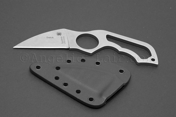 RARE Spyderco SWICK S30V Neck Knife w/ Kydex Sheath UNUSED  