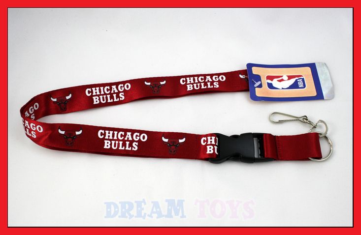 NBA Chicago Bulls Lanyard Key Chain / Basketball  