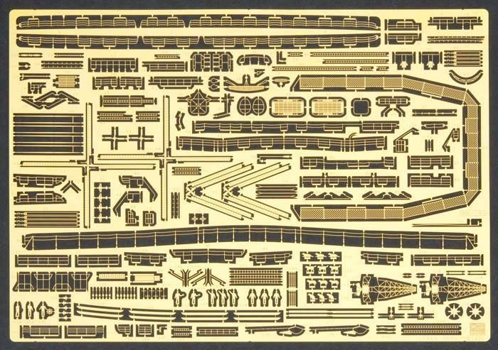 Hasegawa 1/350 Antarctica Observ Ship Soya Photoetched 4967834721135 