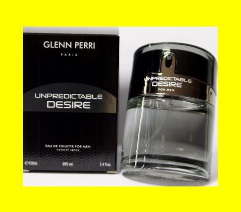 NIB UNPREDICTABLE DESIRE GLENN PERRI 3.4 OZ EDT SPRAY  