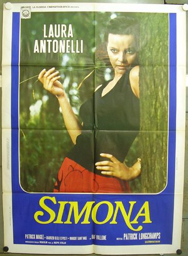 fw87 SIMONA LAURA ANTONELLI SEXY 2sh POSTER ITA  