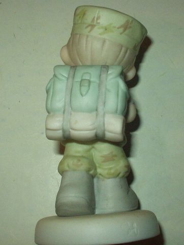 PRECIOUS MOMENTS SOLDIER I AM PROUD TO BE AN AMERICAN ENESCO 1999 US 