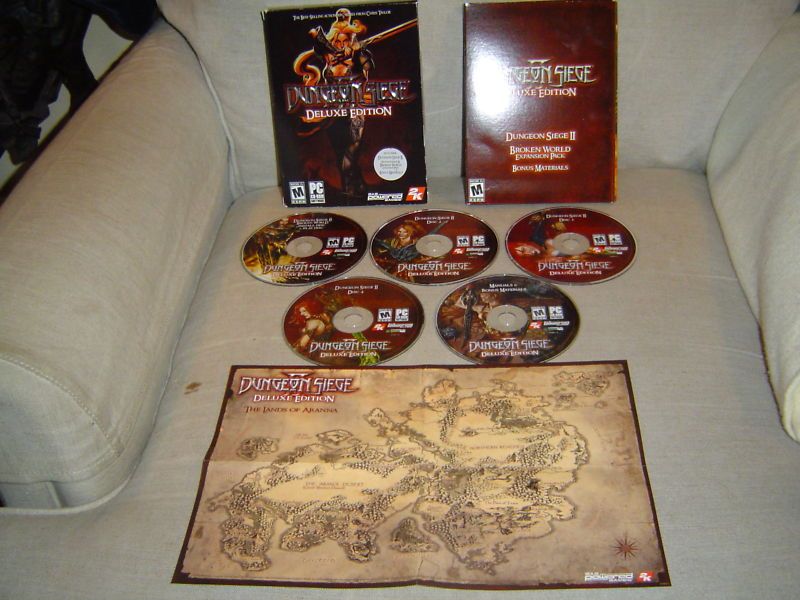 Dungeon Siege II Deluxe Edition (2006) PC CD ROM 710425219801  