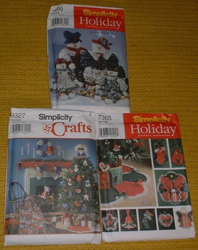   PATTERNS ~ all uncut ~ snowman, ornaments, angels + ~ all uncut  