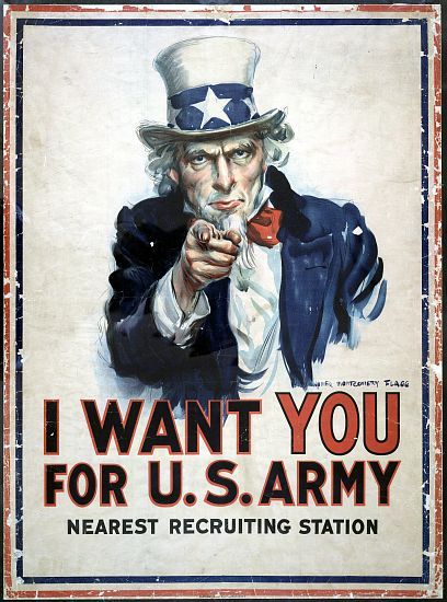 Want You For U.S. Army Poster  