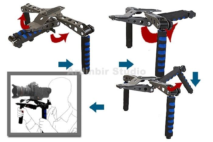   Support Stabilizer Rig for Canon Sony Nikon Video Camera Camcorder