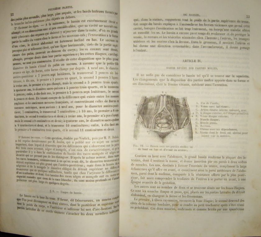 1867 MEDICINA NASCITA BAMBINI 164 INCISIONI TAVOLE RARO  