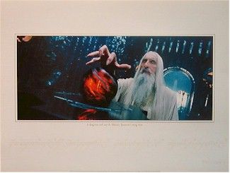 MOVIE POSTER 4 SET ~ LORD OF THE RINGS LITHOGRAPH LOT  