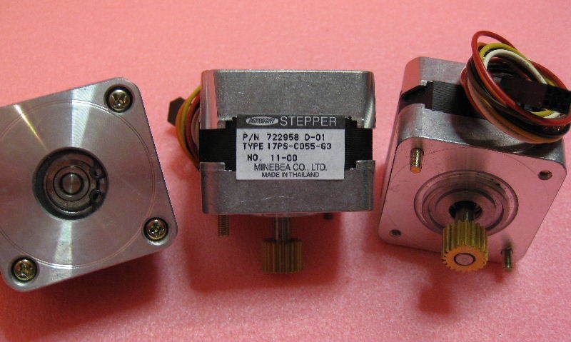 722958 D 01, ASTROSYN, MINEBEA, STEPPER MOTORS, 3EACH  