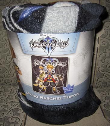 New Kingdom Hearts 2 Game Soft Plush Blanket Sora Anime  