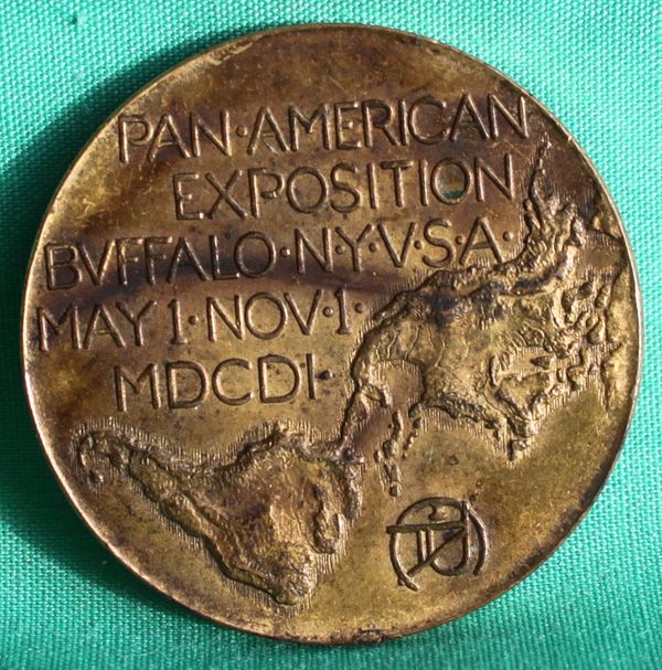   Exposition Coin Token Medal Souvenir Buffalo, NY 1901 Souvenir  