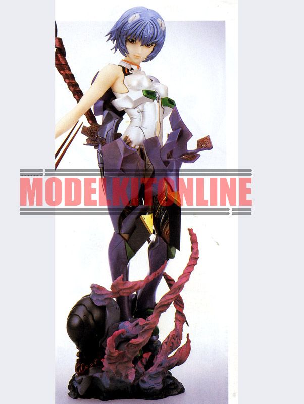 REI AYANAMI LONGINUS EVANGELION UNPAINT RESIN MODEL KIT  