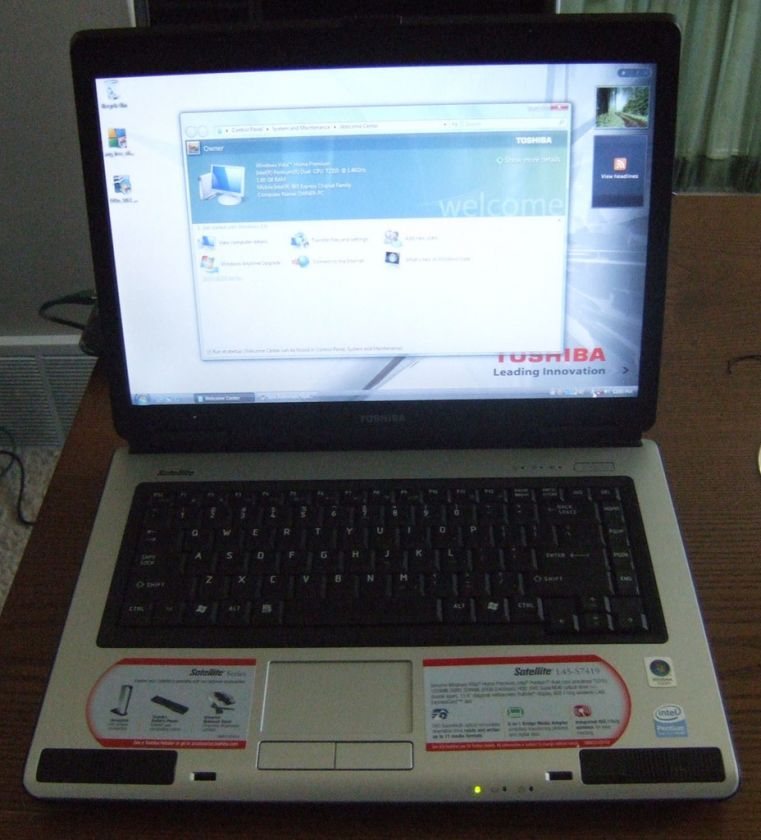 Toshiba Satellite L45 S7419 1gb 160gb HDD 1.47GHz Wifi  