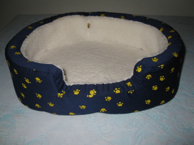 Build A Bear Soft and Cozy Bear Bed Navy and Yellow New BAB NEW  