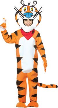 Child Medium Kids Tony The Tiger Costume   Kelloggs Fr  