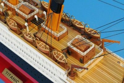 TITANIC SHIP MODEL BOAT WOODEN LIGHTED NEW SCALE NOT A KIT  