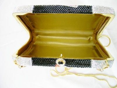 KATHRINE BAUMANN SWAROVSKI CRYSTAL EVENING MINAUDIERE  