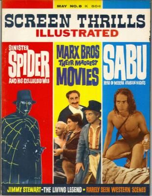 1964 MAY SCREEN THRILLS ILLUSTRATED MAGAZINE THE SPIDER  