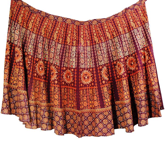   COTTON WRAPAROUND SKIRT INDIA SARONG WRAP BELLY DANCE LONG NEW  