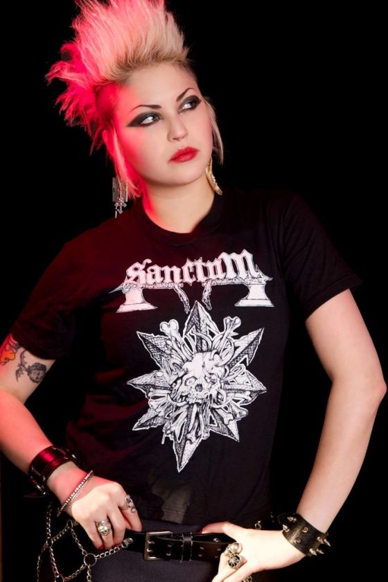 SANCTUM T SHIRT PUNK CRUST STENCHCORE STORMCROW D BEAT  