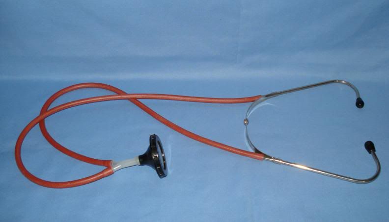 Vintage Doctor Bakelite Parts Stethoscope 60s  