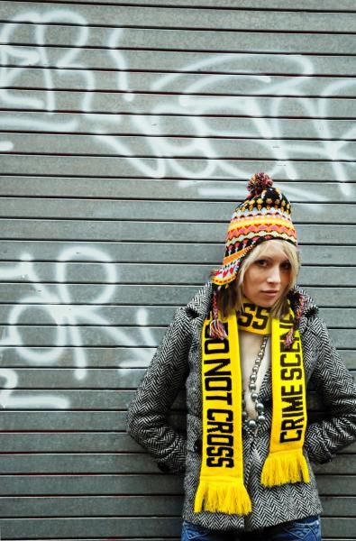 NEW Fuzz The Crime Scene Scarf   Do Not Cross  