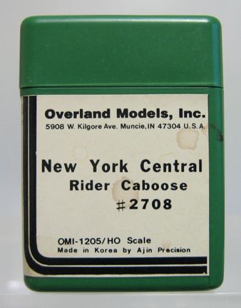   HO Ajin Overland Models OMI New York Central NYC Rider Caboose Painted