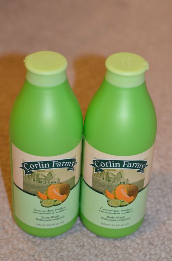 Corlin Farms Cucumber Melon Body Wash 25 oz 777648010615  