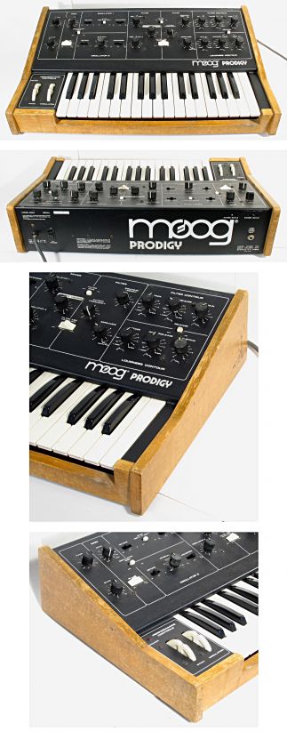   1970s MOOG PRODIGY KEYBOARD ANALOG SYNTHESIZER MODEL 336A  