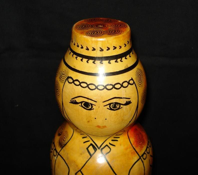 Vintage Russian Doll ~Box~ Wine Holder ~ MORDVA ~ USSR  