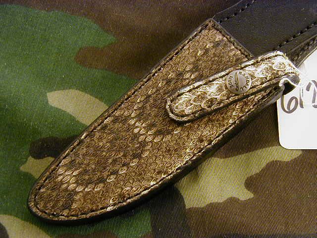 CUSTOM SHEATH RANDALL KNIVES KNIFE, 11 5 RATTLE SNAKE  