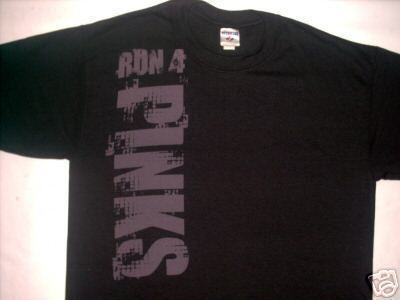 RUN 4 PINKS drag street racing cool black t shirt  