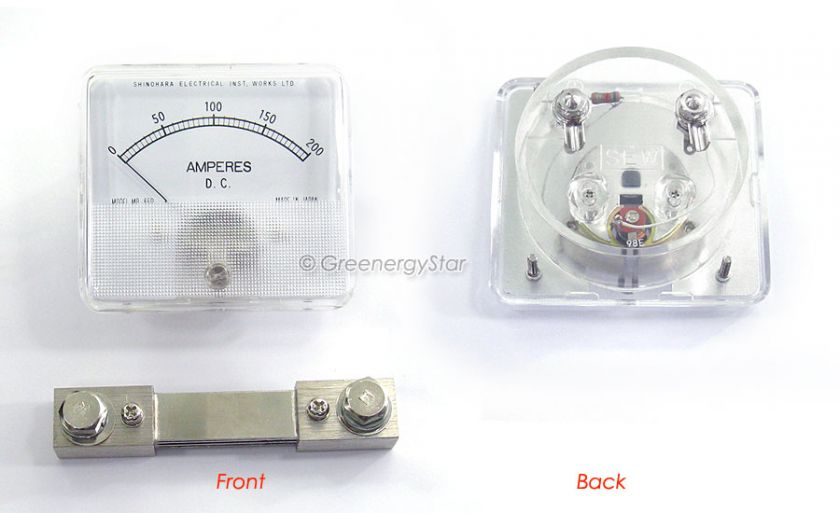 200A DC Meter For Solar Wind Generator Grid Tie Invert  