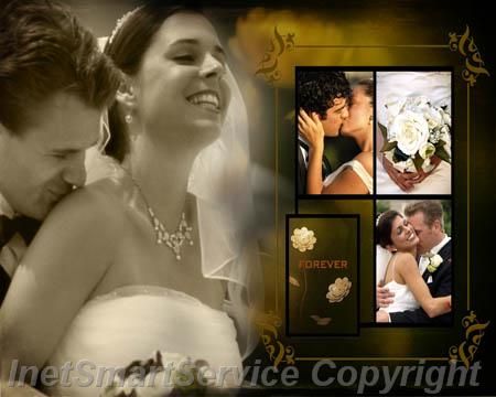 MultiLayered PSD Wedding Album Templates 4 Photoshop V6  