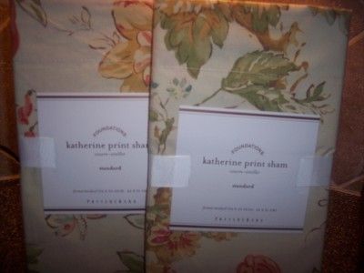 Pottery Barn~KATHERINE FLORAL DUVET & SHAMS~KING~CAL. KING~BEAUTIFUL 