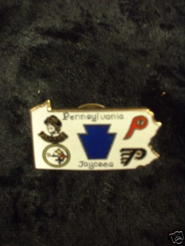 Pennsyvania. Jaycee Pin State Sports Outline  