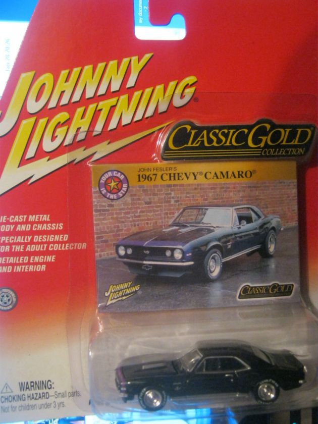 1967 CHEVY CAMARO SS CLASSIC GOLD JOHNNY LIGHTNING 1/64 JL LOT A 