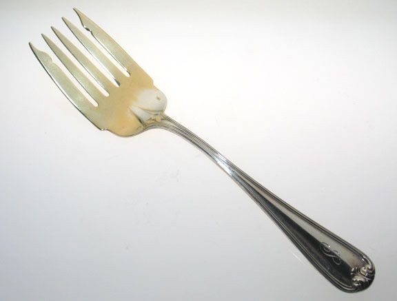 GORHAM DURGIN NEW STANDISH STERLNG SARDINE SERVING FORK  