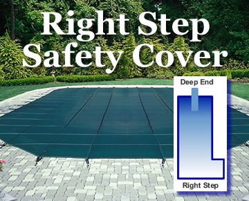 Arctic Armor Mesh Pool Safety Cover   Right Step 12 yr  