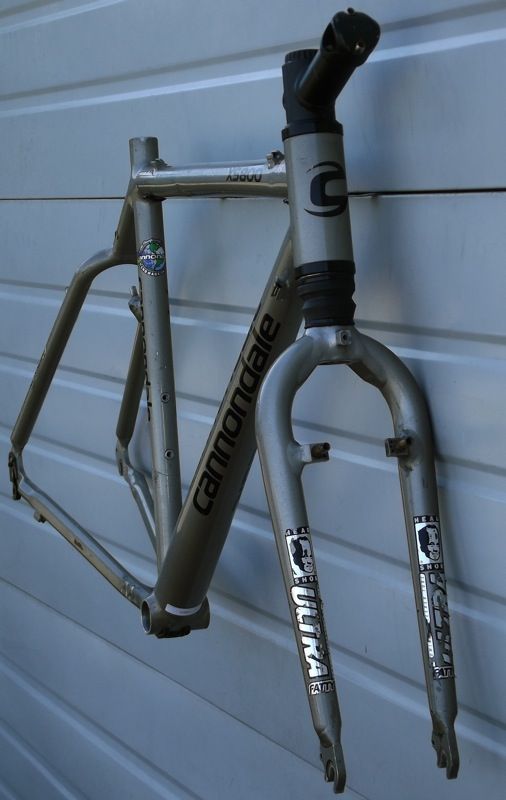 50CM 2000 Cannondale XS800 Aluminum Cyclocross Frame Set Headshock 