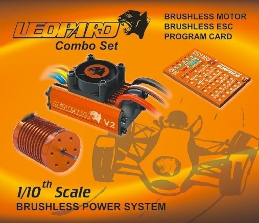   10T 3930KV Brushless Motor + program card 1/10 Car Truck Power  