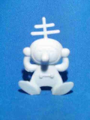   PREMIUM MUNCHY ALIEN SPACEMAN FRIEND SPOON SIZE W ANTENNA LT BLUE