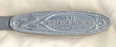 Nice old vintage letter opener from the Superior Auto Inc of Dayton 